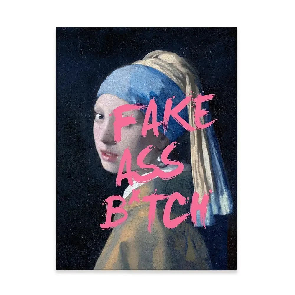 Fake Ass Canvas Print Fake Ass Canvas Print wall art product Art Print Shop