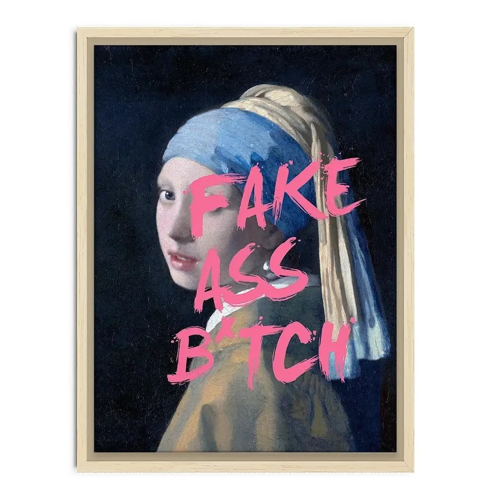 Fake Ass Canvas Print Fake Ass Canvas Print wall art product Art Print Shop