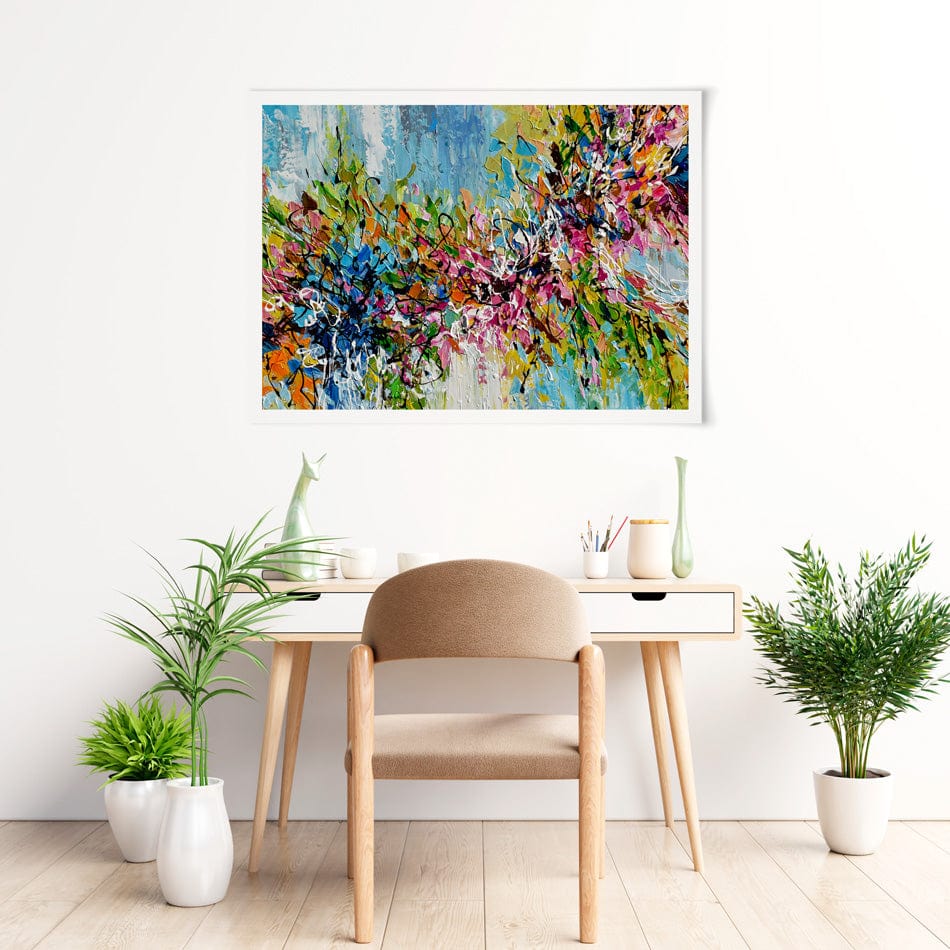 Fall Flowers Art Print wall art product Olga Tkachyk