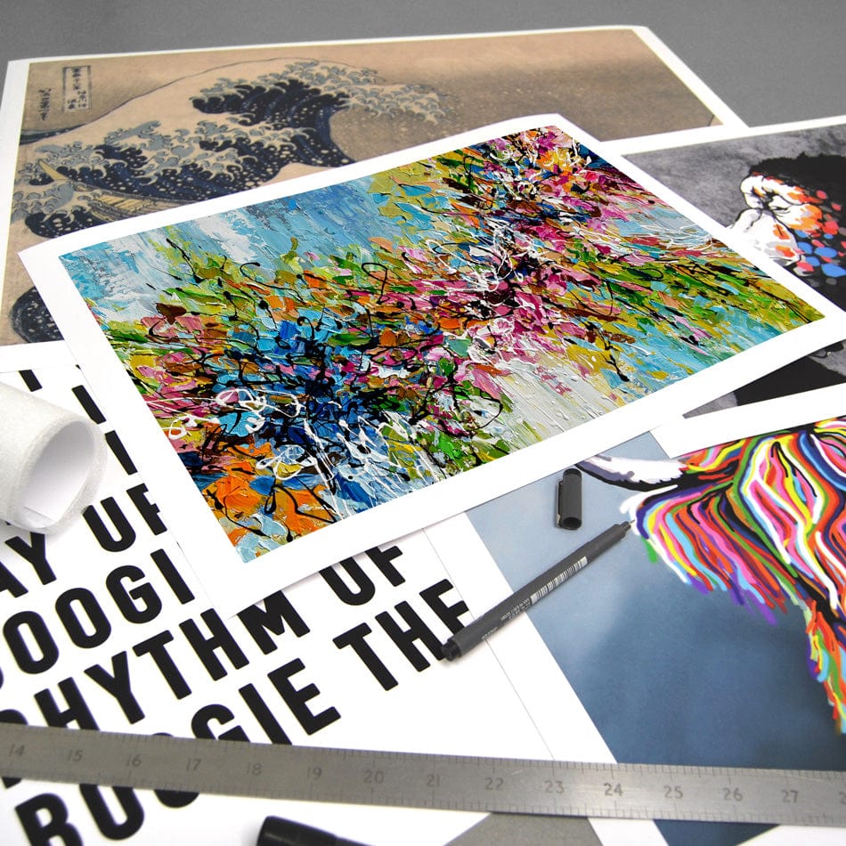 Fall Flowers Art Print wall art product Olga Tkachyk