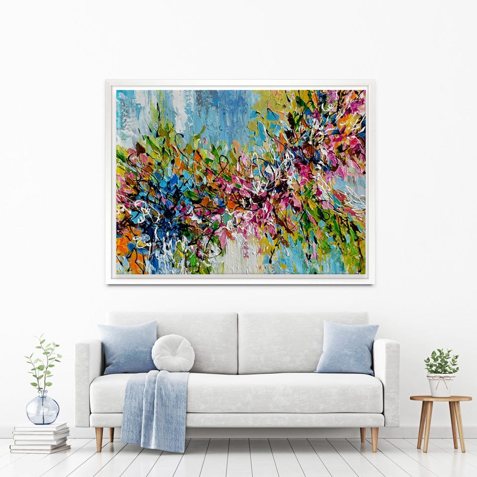 Fall Flowers Canvas Print wall art product Olga Tkachyk