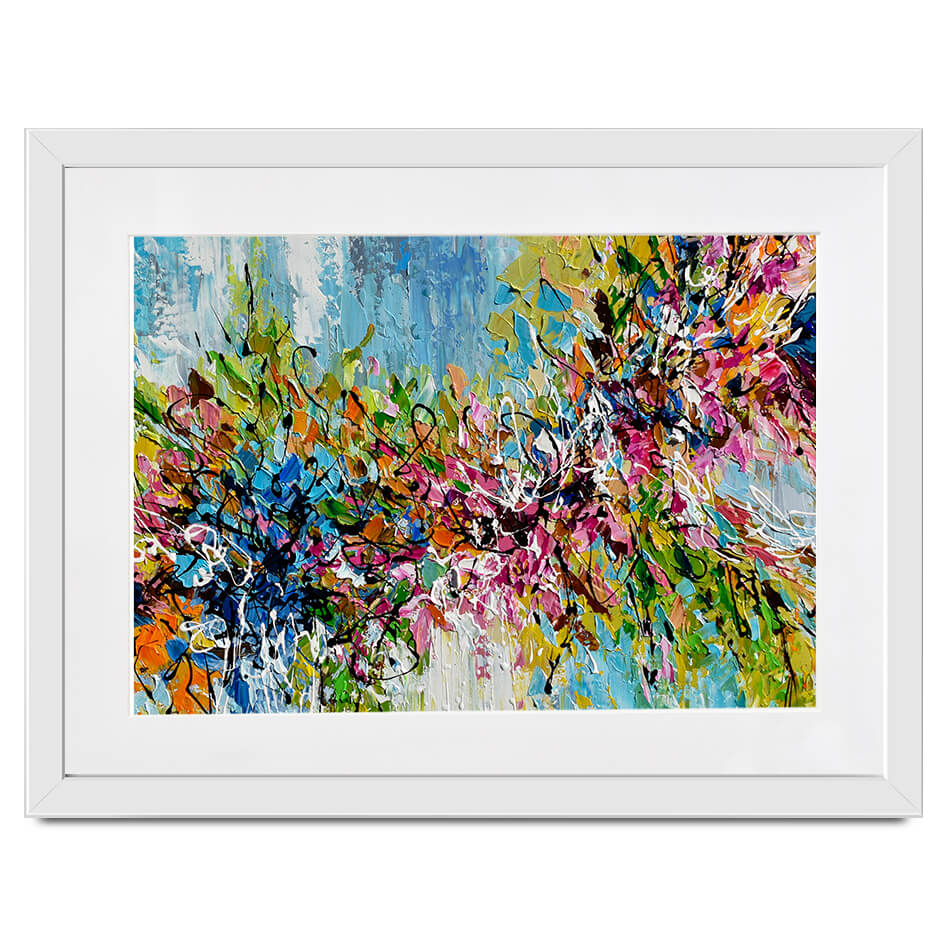 Fall Flowers Framed Art Print Fall Flowers Framed Art Print wall art product Olga Tkachyk