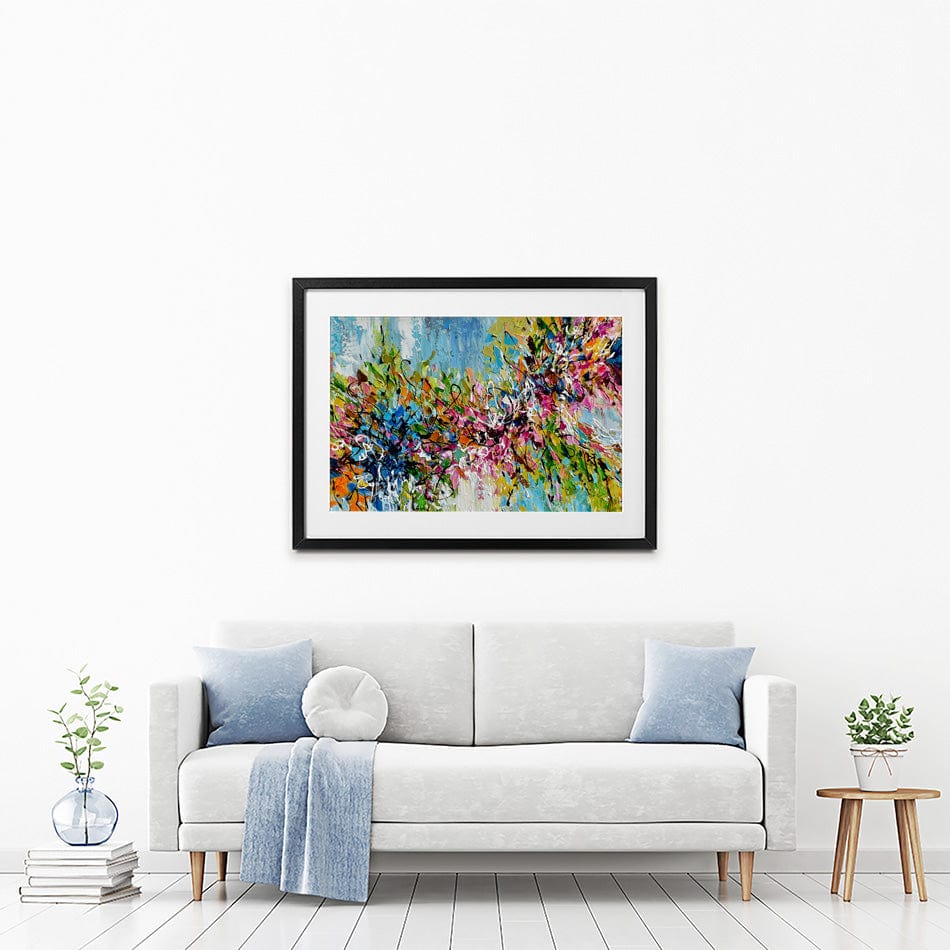 Fall Flowers Framed Art Print wall art product Olga Tkachyk