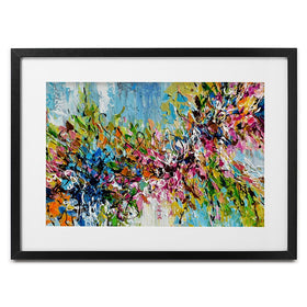 Fall Flowers Framed Art Print wall art product Olga Tkachyk