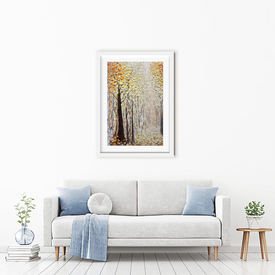 Fall Of A Season Framed Art Print wall art product Expression By Nada