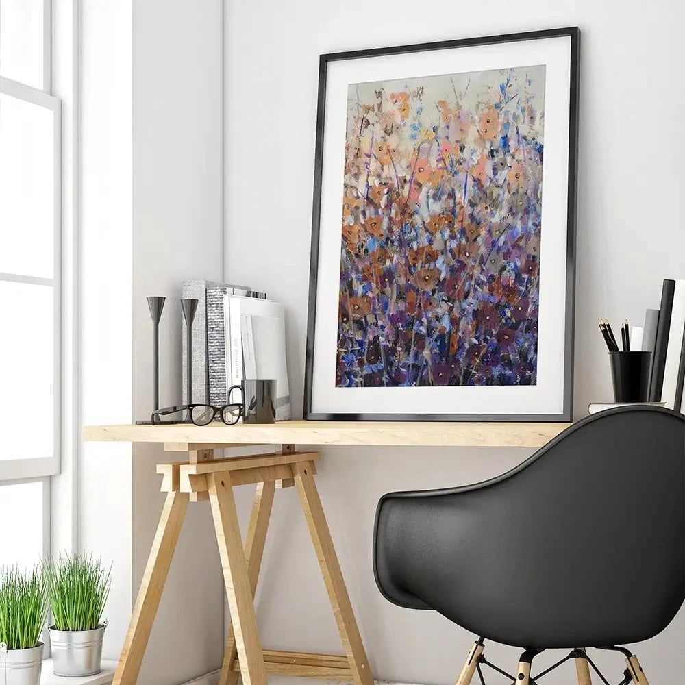 Fall Wildflowers Framed Art Print Fall Wildflowers Framed Art Print wall art product Tim O'Toole