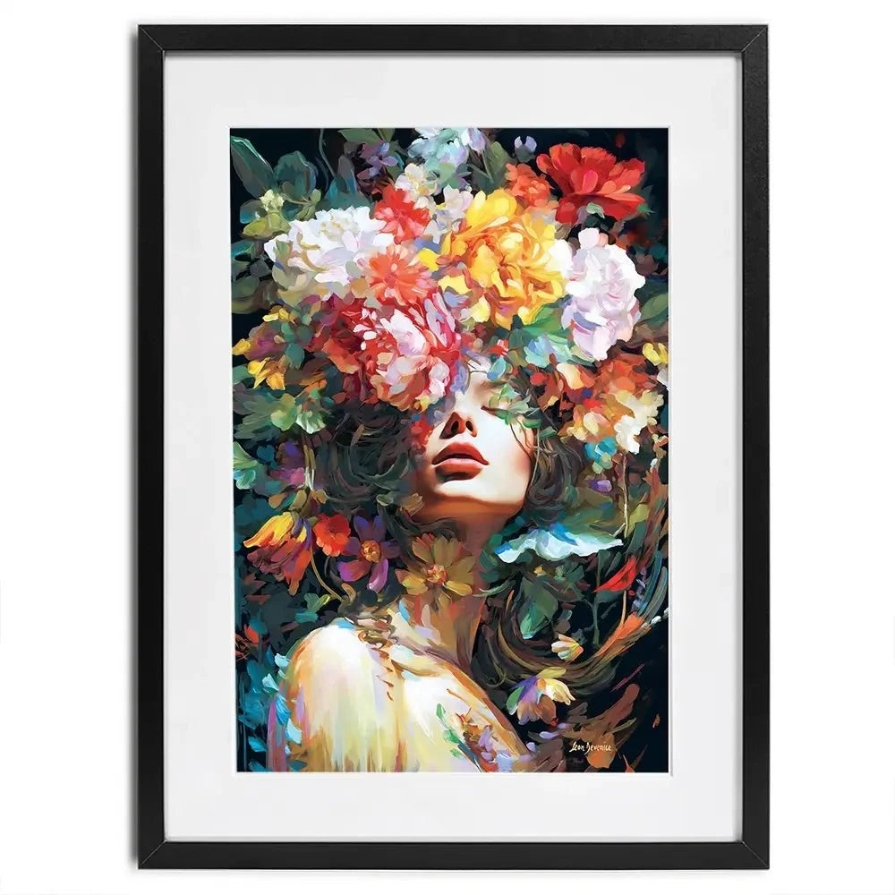 Falling In Love Framed Art Print Falling In Love Framed Art Print wall art product Leon Devenice