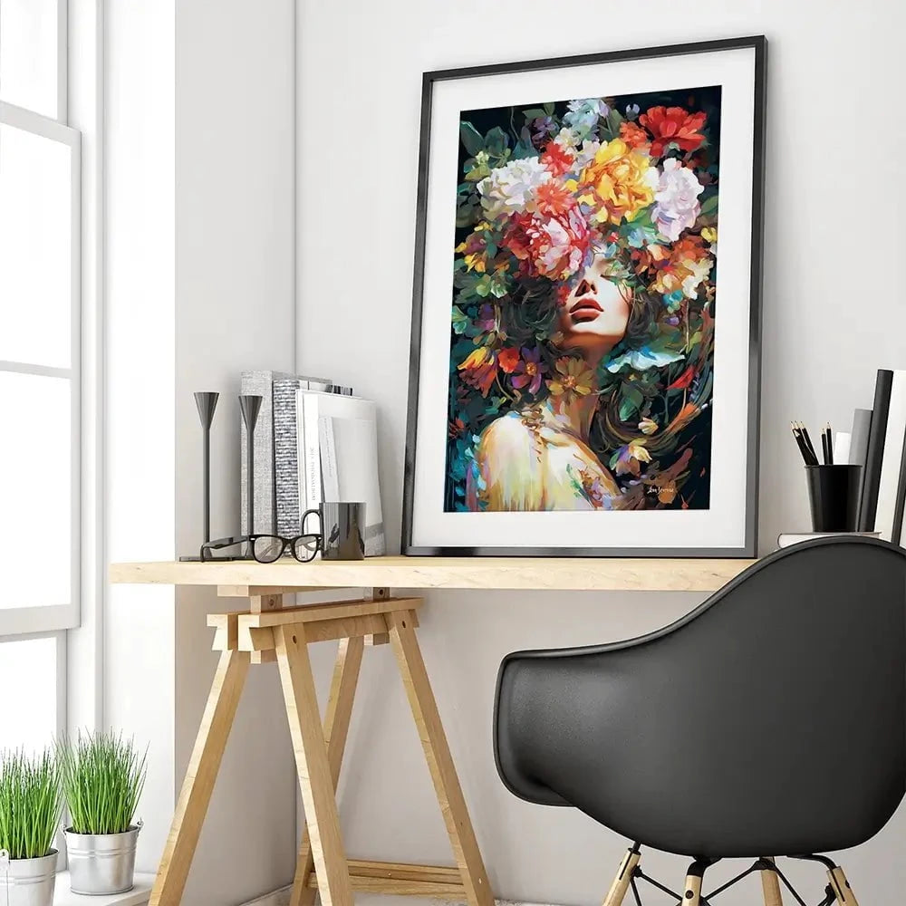 Falling In Love Framed Art Print Falling In Love Framed Art Print wall art product Leon Devenice