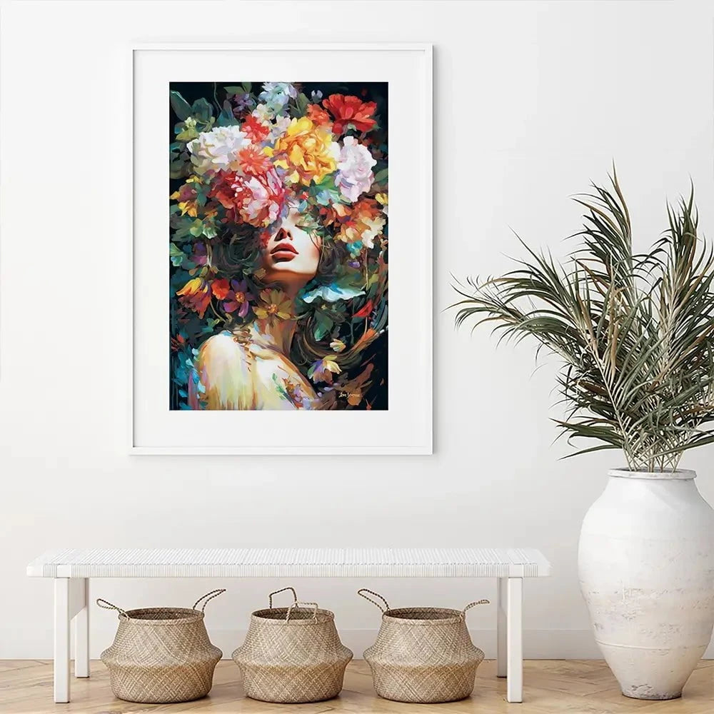 Falling In Love Framed Art Print Falling In Love Framed Art Print wall art product Leon Devenice