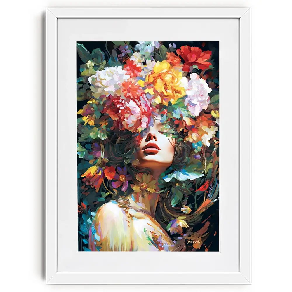 Falling In Love Framed Art Print Falling In Love Framed Art Print wall art product Leon Devenice