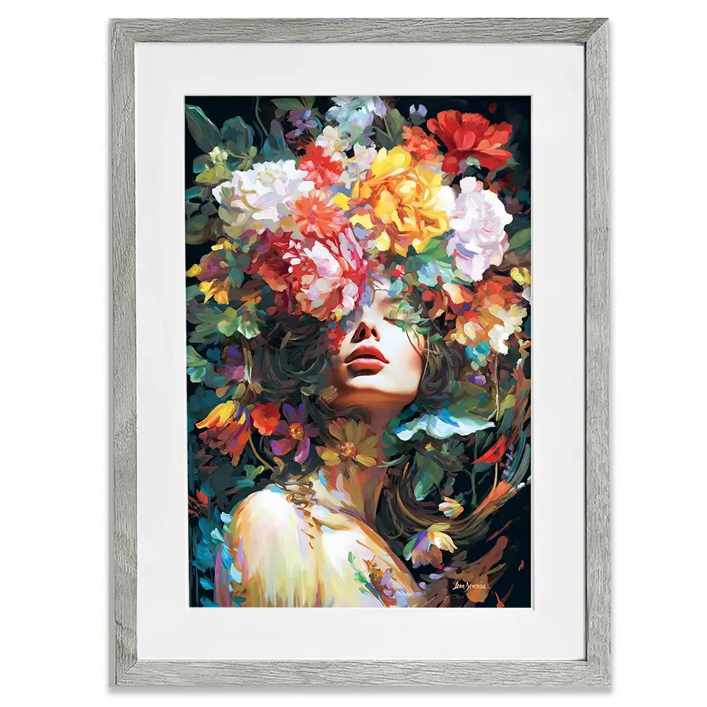 Falling In Love Framed Art Print Falling In Love Framed Art Print wall art product Leon Devenice