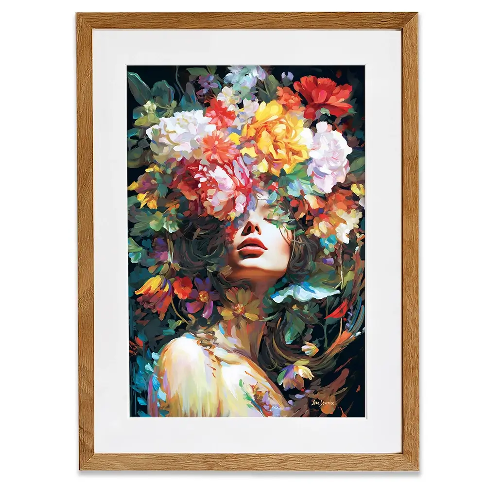 Falling In Love Framed Art Print Falling In Love Framed Art Print wall art product Leon Devenice