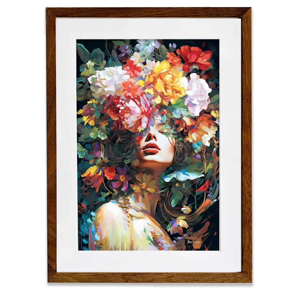 Falling In Love Framed Art Print Falling In Love Framed Art Print wall art product Leon Devenice