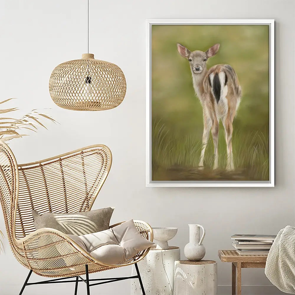 Fallow Fawn Canvas Print Fallow Fawn Canvas Print wall art product Georgie Turner