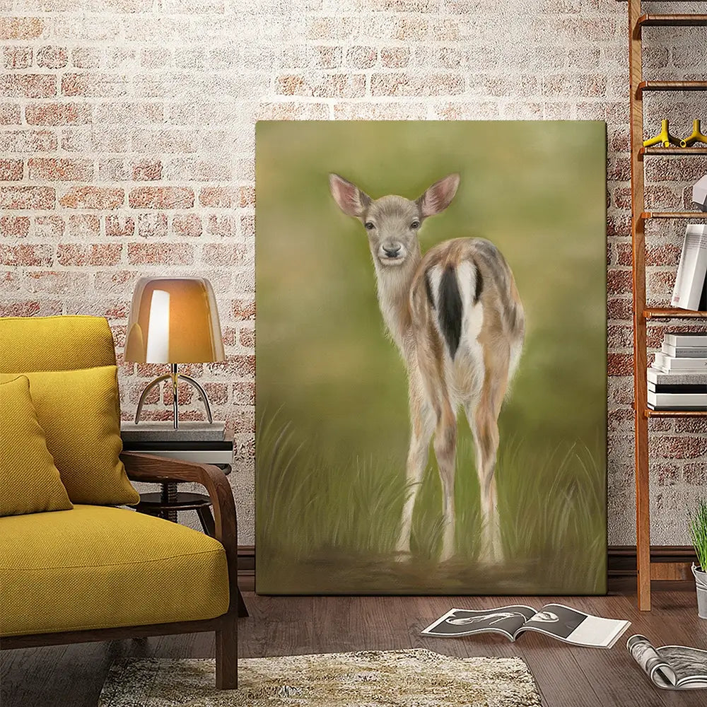 Fallow Fawn Canvas Print Fallow Fawn Canvas Print wall art product Georgie Turner