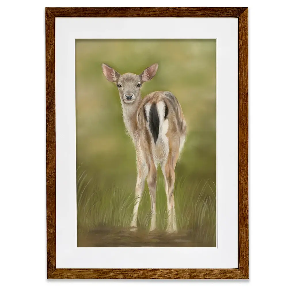 Fallow Fawn Framed Art Print Fallow Fawn Framed Art Print wall art product Georgie Turner