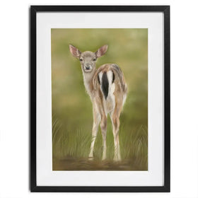 Fallow Fawn Framed Art Print Fallow Fawn Framed Art Print wall art product Georgie Turner
