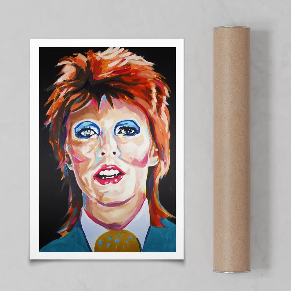Fame David Bowie Art Print Fame David Bowie Art Print wall art product Juliet Stockton