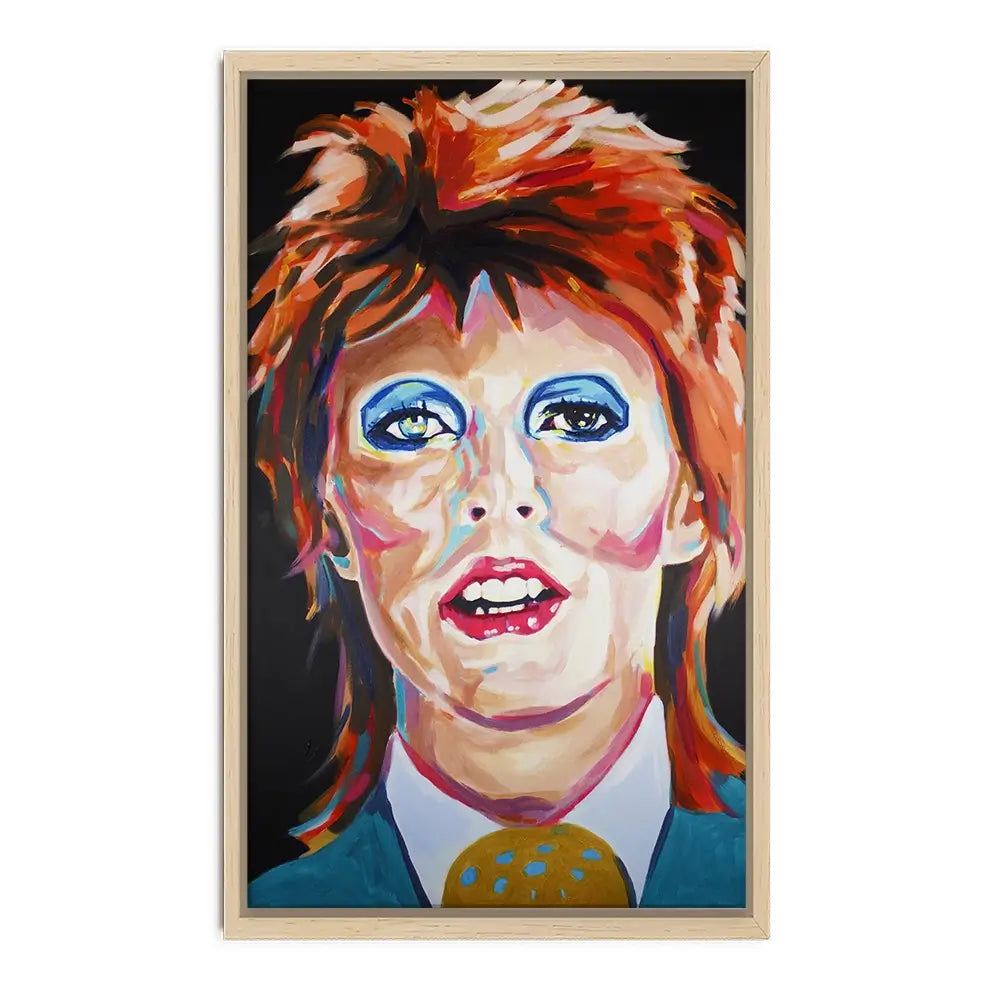 Fame David Bowie Canvas Print Fame David Bowie Canvas Print wall art product Juliet Stockton