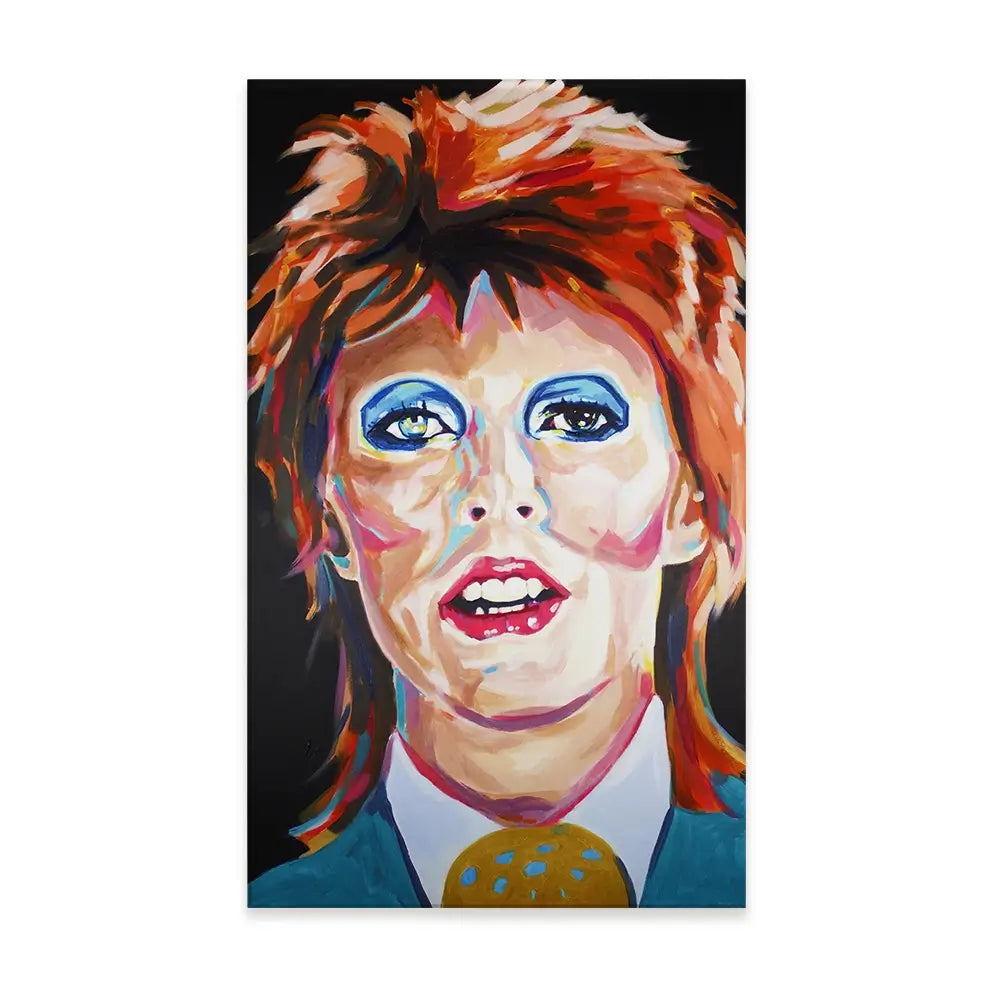 Fame David Bowie Canvas Print Fame David Bowie Canvas Print wall art product Juliet Stockton
