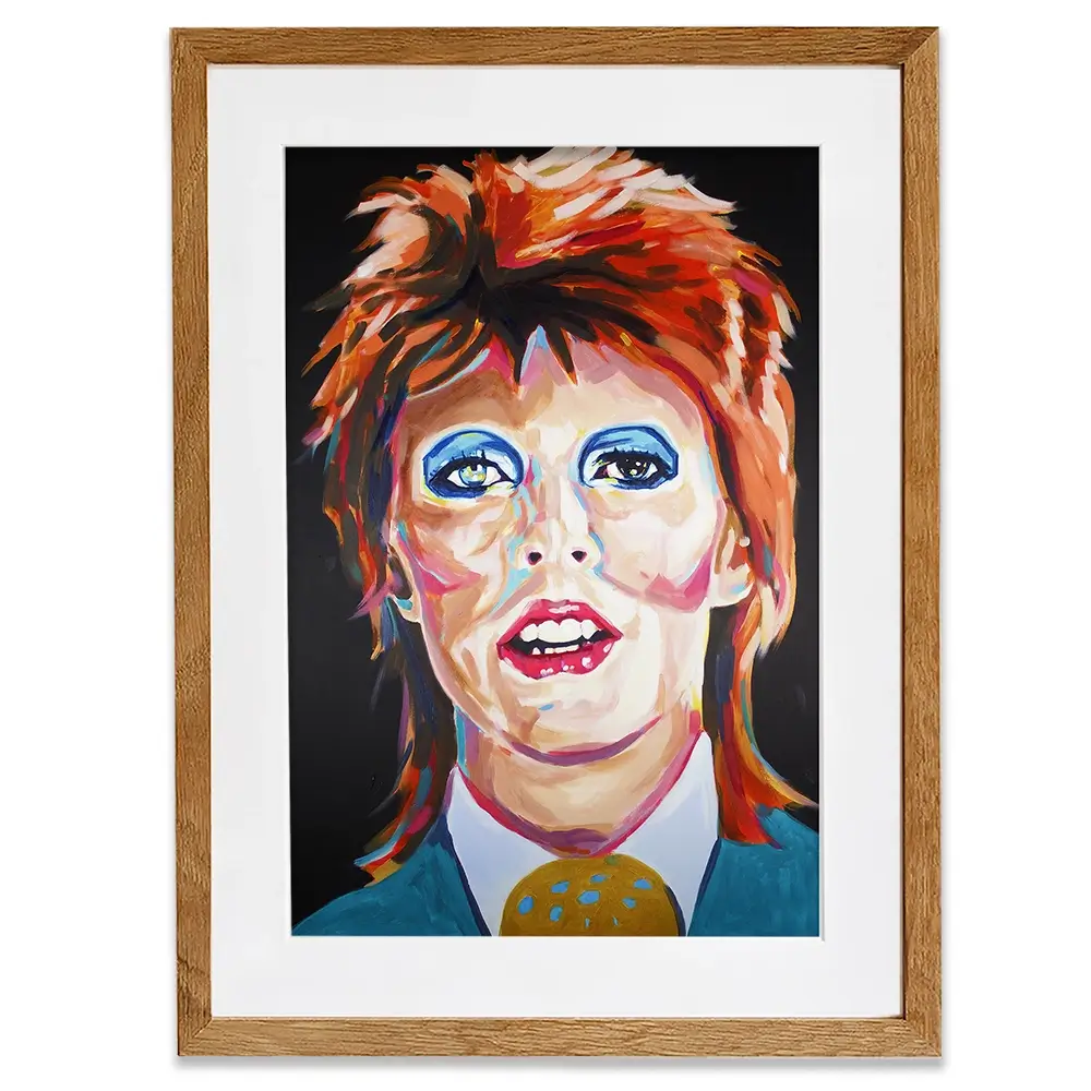 Fame David Bowie Framed Art Print Fame David Bowie Framed Art Print wall art product Juliet Stockton