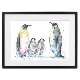 Family Of Penguins Framed Art Print Family Of Penguins Framed Art Print wall art product Nicola Jane Rowles