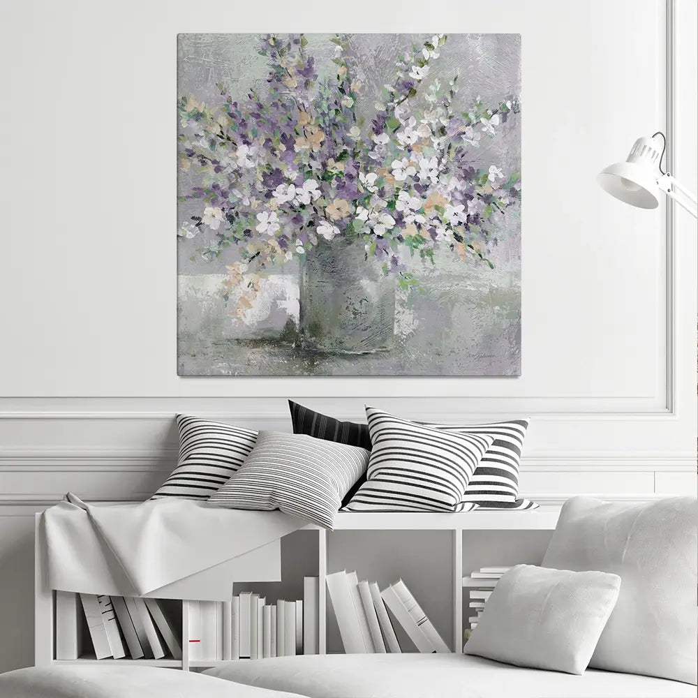 Farmhouse Lavender Canvas Print Farmhouse Lavender Canvas Print wall art product Carol Robinson