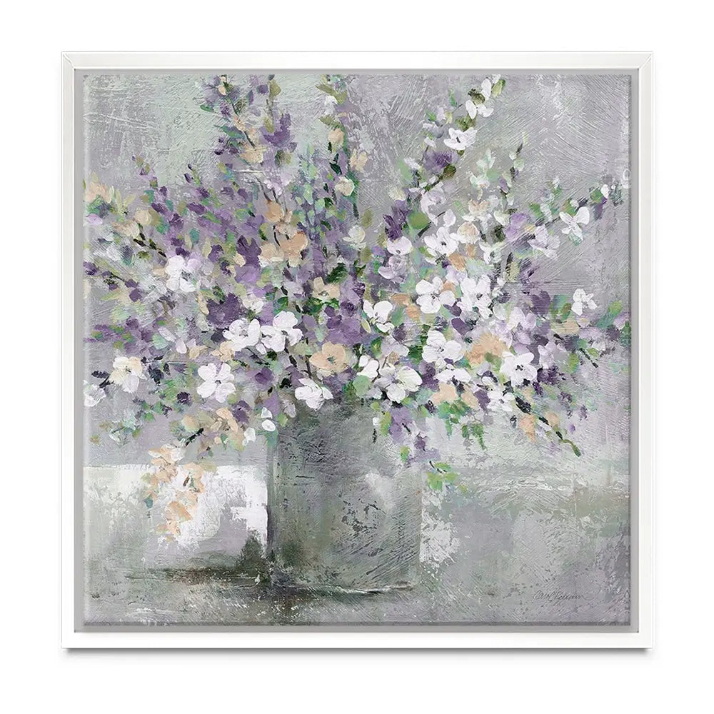 Farmhouse Lavender Oversized Square Canvas Print Farmhouse Lavender Oversized Square Canvas Print wall art product Carol Robinson