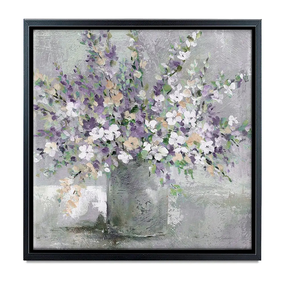 Farmhouse Lavender Oversized Square Canvas Print Farmhouse Lavender Oversized Square Canvas Print wall art product Carol Robinson