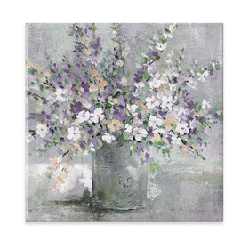 Farmhouse Lavender Oversized Square Canvas Print Farmhouse Lavender Oversized Square Canvas Print wall art product Carol Robinson