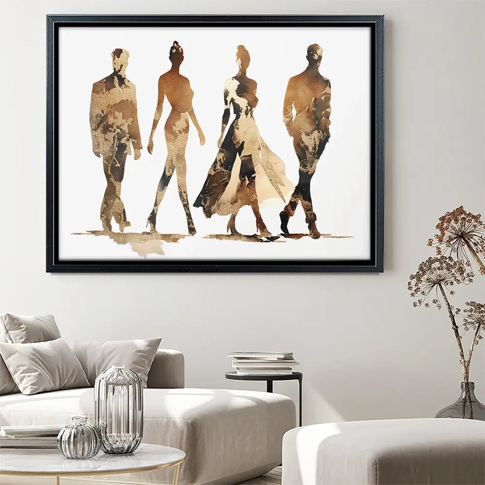 Fashion Quartet Canvas Print Fashion Quartet Canvas Print wall art product Svetlana Aleynikova