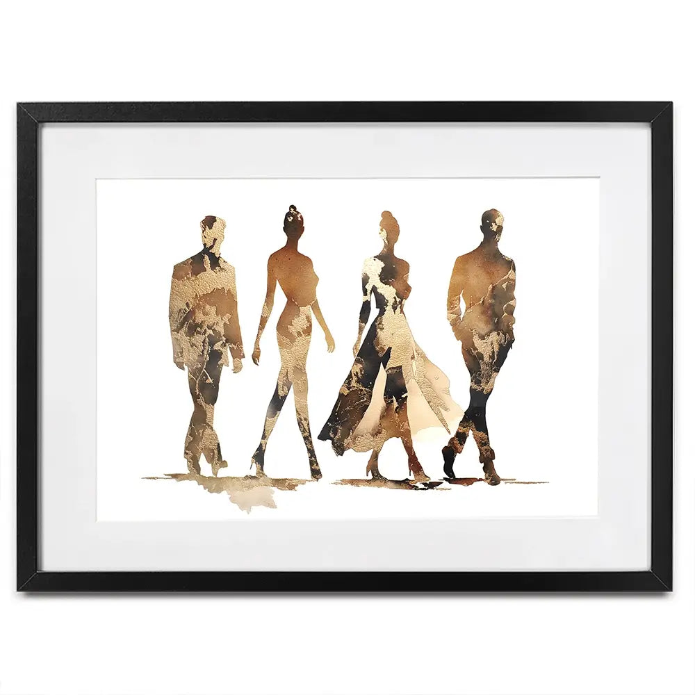 Fashion Quartet Framed Art Print Fashion Quartet Framed Art Print wall art product Svetlana Aleynikova