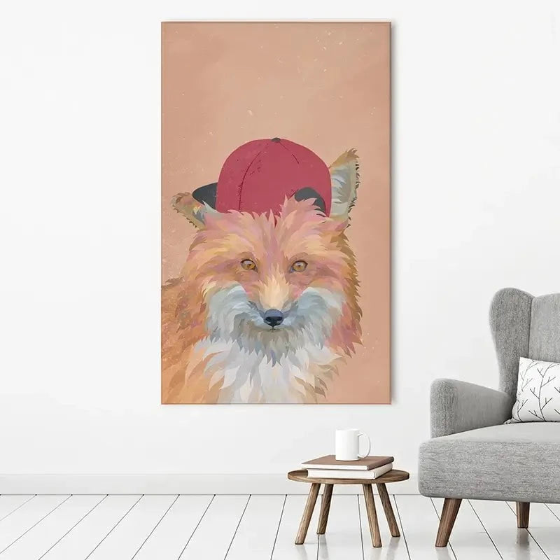 Feeling Foxy Canvas Print Feeling Foxy Canvas Print wall art product Sarah Manovski