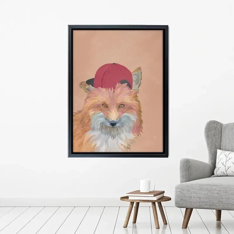 Feeling Foxy Canvas Print Feeling Foxy Canvas Print wall art product Sarah Manovski