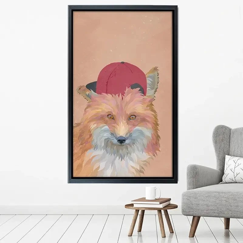 Feeling Foxy Canvas Print Feeling Foxy Canvas Print wall art product Sarah Manovski