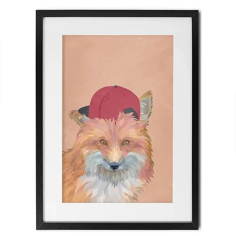 Feeling Foxy Framed Art Print Feeling Foxy Framed Art Print wall art product Sarah Manovski