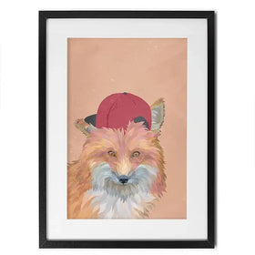 Feeling Foxy Framed Art Print Feeling Foxy Framed Art Print wall art product Sarah Manovski
