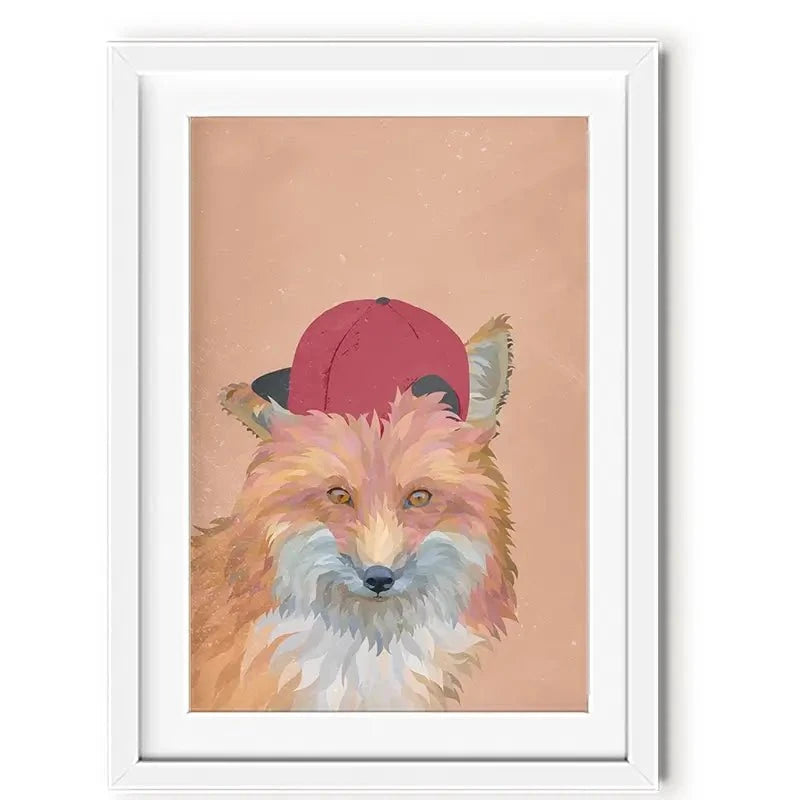 Feeling Foxy Framed Art Print Feeling Foxy Framed Art Print wall art product Sarah Manovski