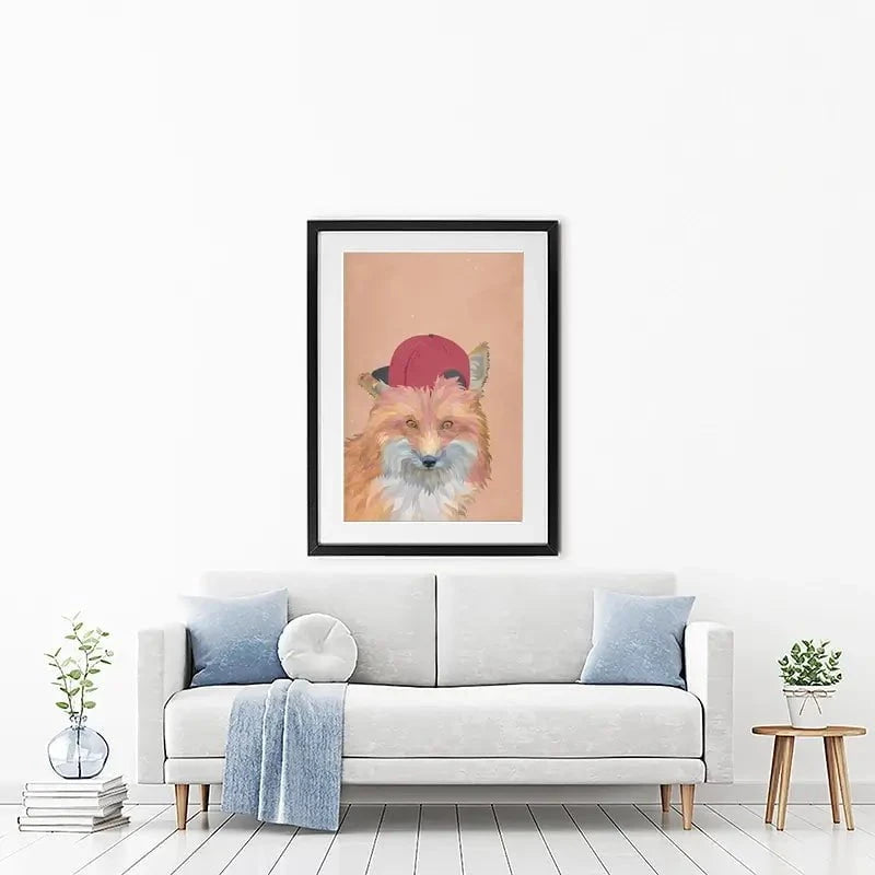 Feeling Foxy Framed Art Print Feeling Foxy Framed Art Print wall art product Sarah Manovski
