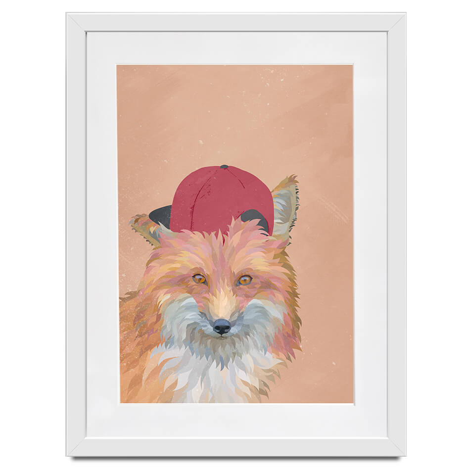 Feeling Foxy Framed Art Print Feeling Foxy Framed Art Print wall art product Sarah Manovski