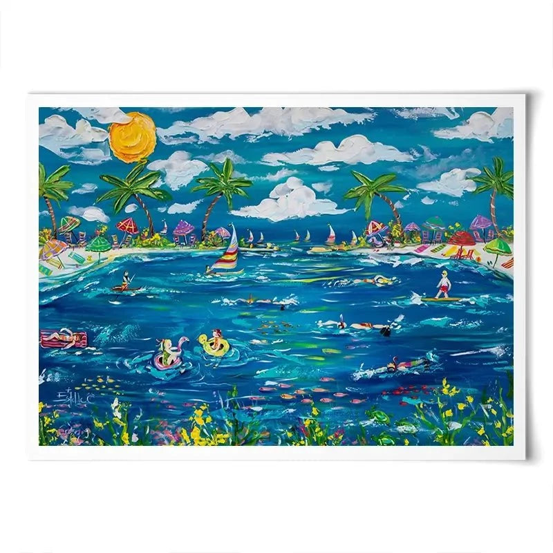 Feels Like Summer Art Print Feels Like Summer Art Print wall art product Estelle Grengs - Independent