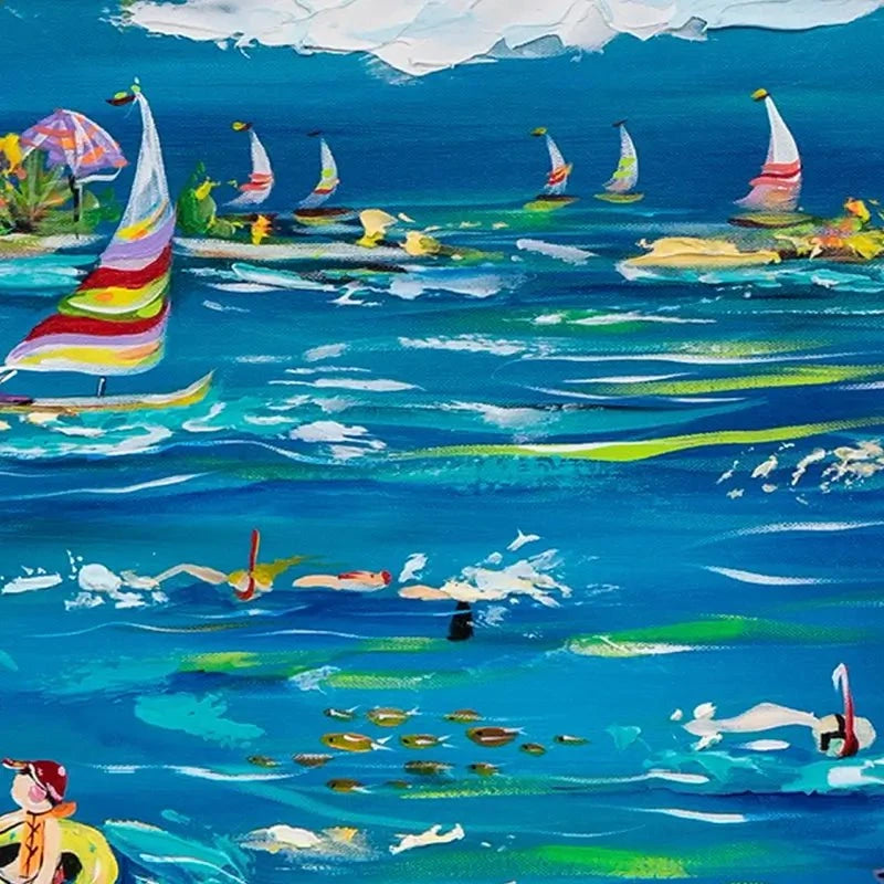 Feels Like Summer Canvas Print Feels Like Summer Canvas Print wall art product Estelle Grengs - Independent