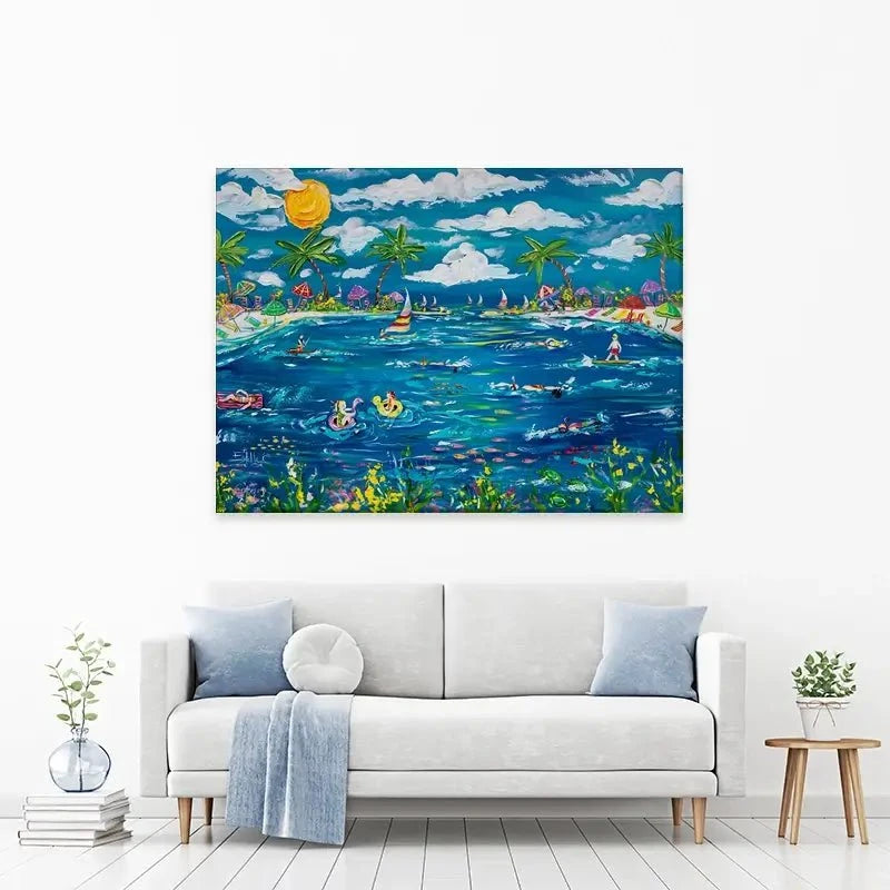 Feels Like Summer Canvas Print Feels Like Summer Canvas Print wall art product Estelle Grengs - Independent