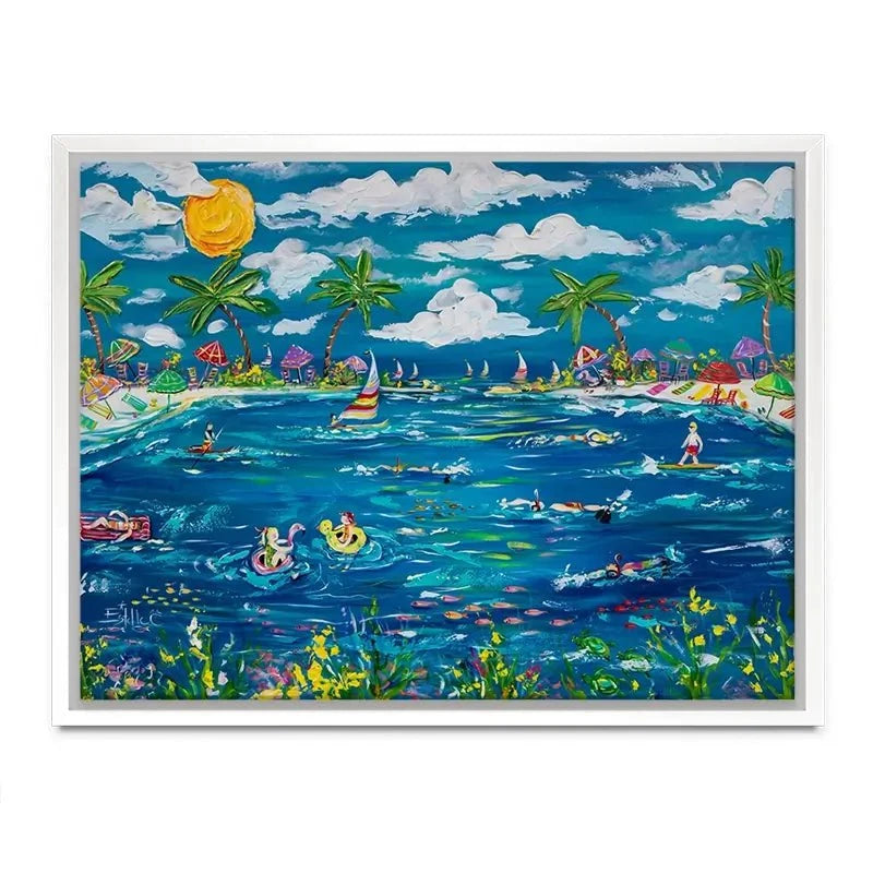 Feels Like Summer Canvas Print Feels Like Summer Canvas Print wall art product Estelle Grengs - Independent