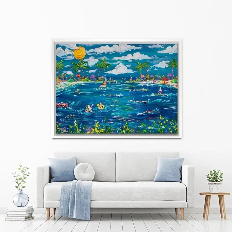 Feels Like Summer Canvas Print Feels Like Summer Canvas Print wall art product Estelle Grengs - Independent