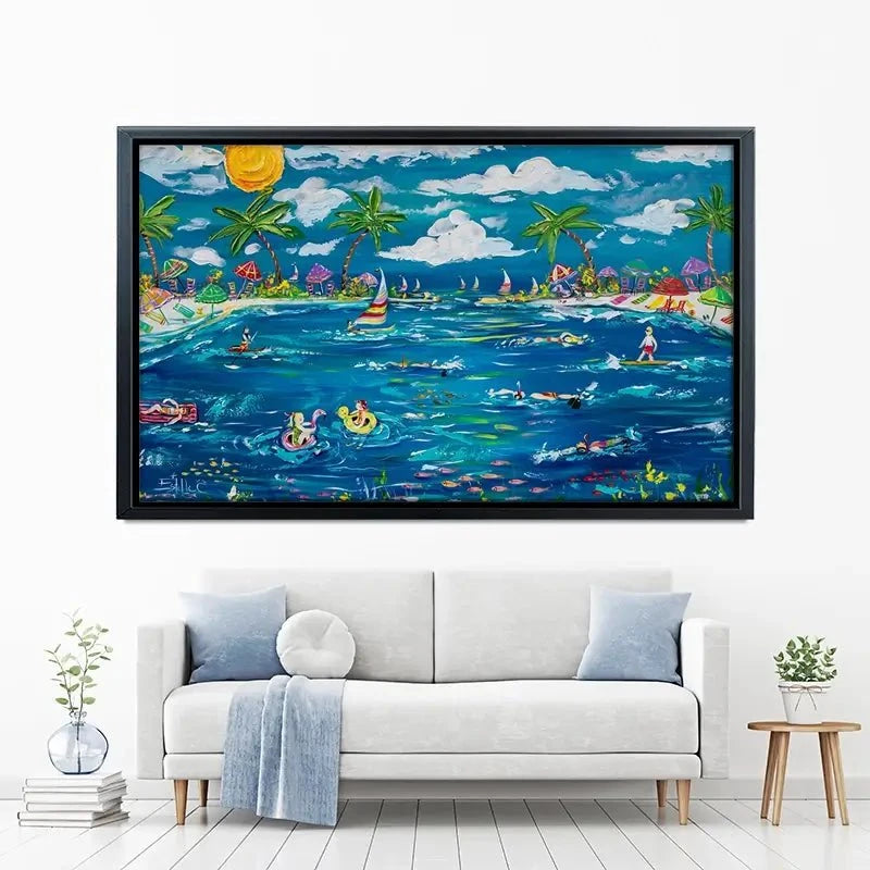 Feels Like Summer Canvas Print Feels Like Summer Canvas Print wall art product Estelle Grengs - Independent