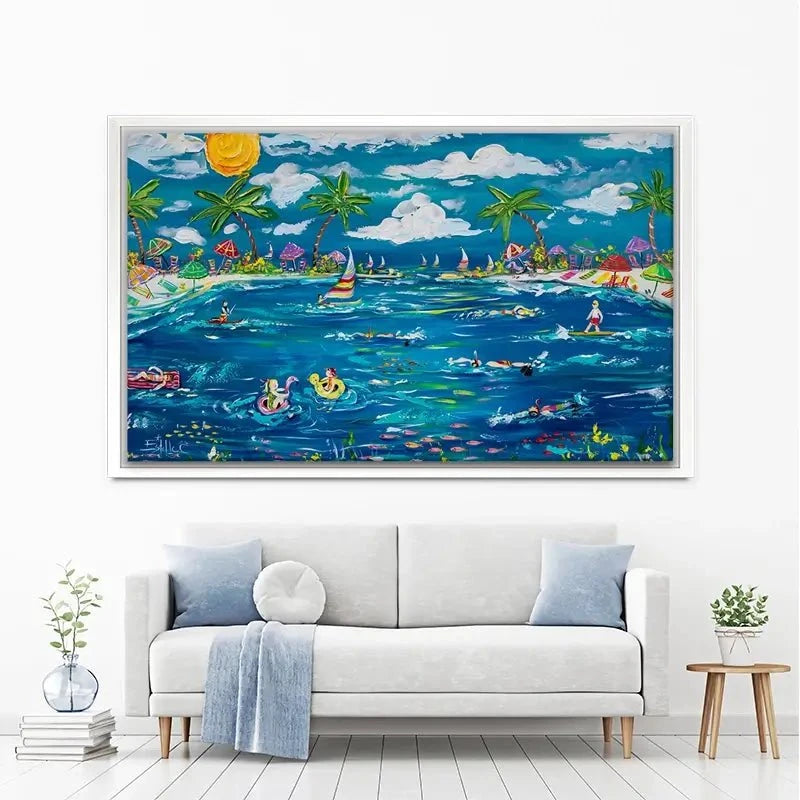 Feels Like Summer Canvas Print Feels Like Summer Canvas Print wall art product Estelle Grengs - Independent
