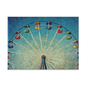 Ferris Wheel Against Blue Sky Canvas Print Ferris Wheel Against Blue Sky Canvas Print wall art product DarkBird / Shutterstock