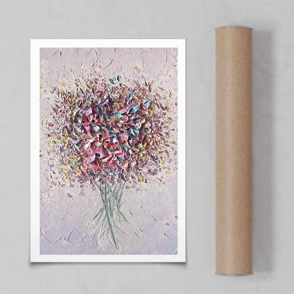 Festive Florals Art Print Festive Florals Art Print wall art product Nada Khatib