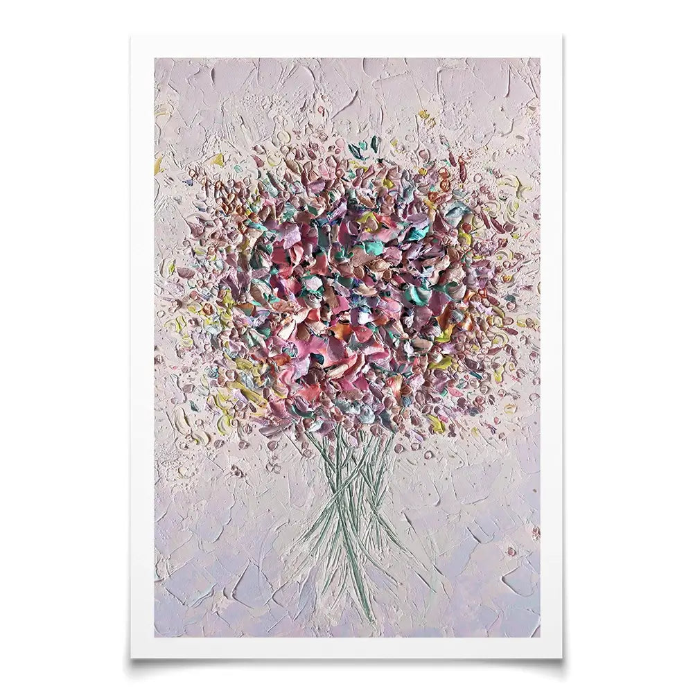 Festive Florals Art Print Festive Florals Art Print wall art product Nada Khatib